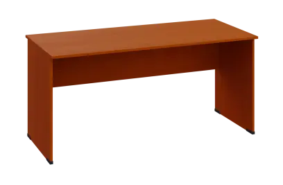 EPL 17 - 16 stůl kancelářský, dřevěná podnož, deska 18 mm, široký 1600 mm, třešeň šumavská